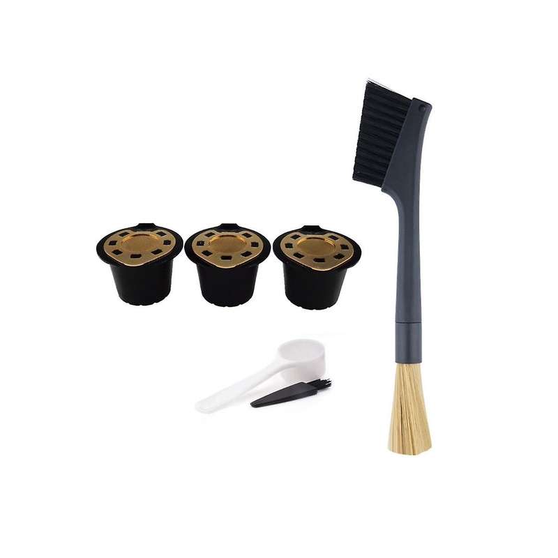Reusable Capsules Refillable Coffee Capsule Filter Compatible for Coffee Machines