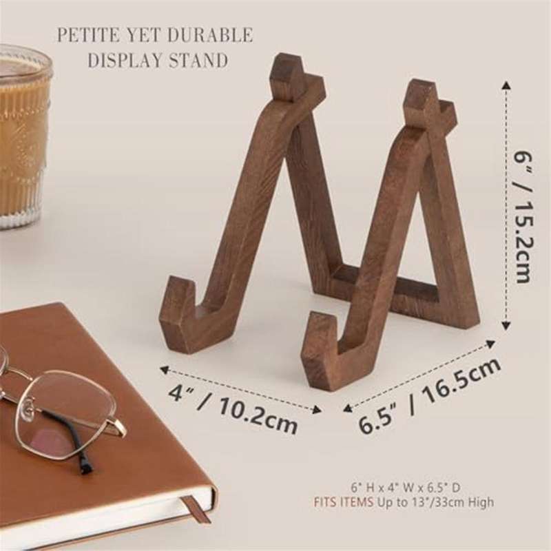 Retro Wooden Cookbook Rack Kitchen Counter Wooden Cookbook Rack Photo Table Rack Display Rack