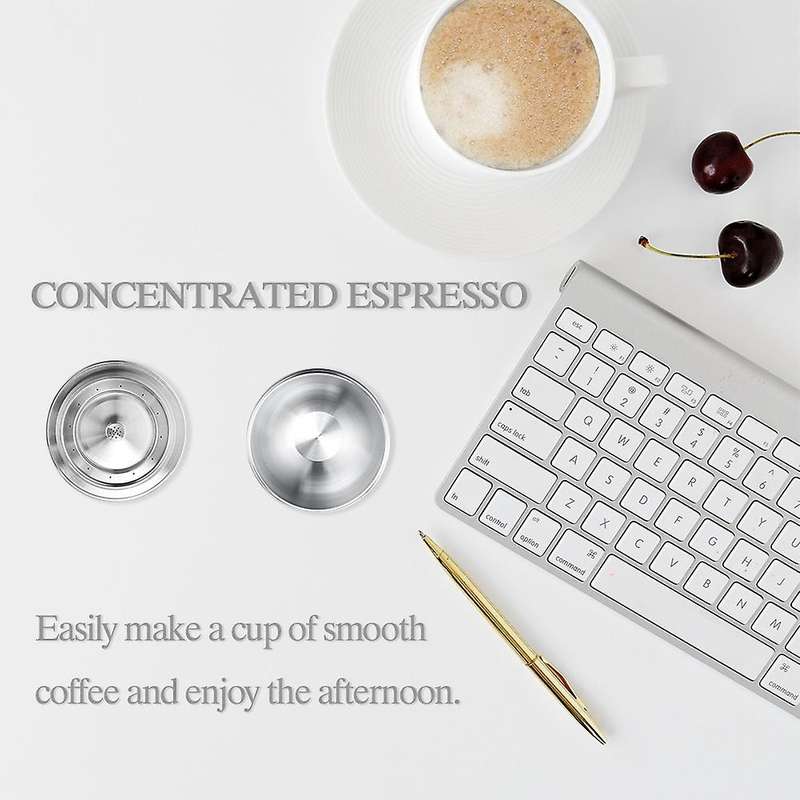 Reusable Coffee Capsule Stainless Steel Fillable Coffee Capsules for Vertuo Capsule Pod GCA1 ENV135