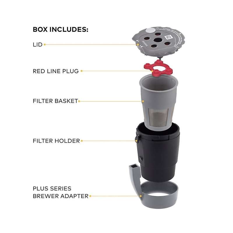 Reusable Coffee Capsule Filter for K-cups Refillable Coffees Accessories Heat Resistant Mesh Strain