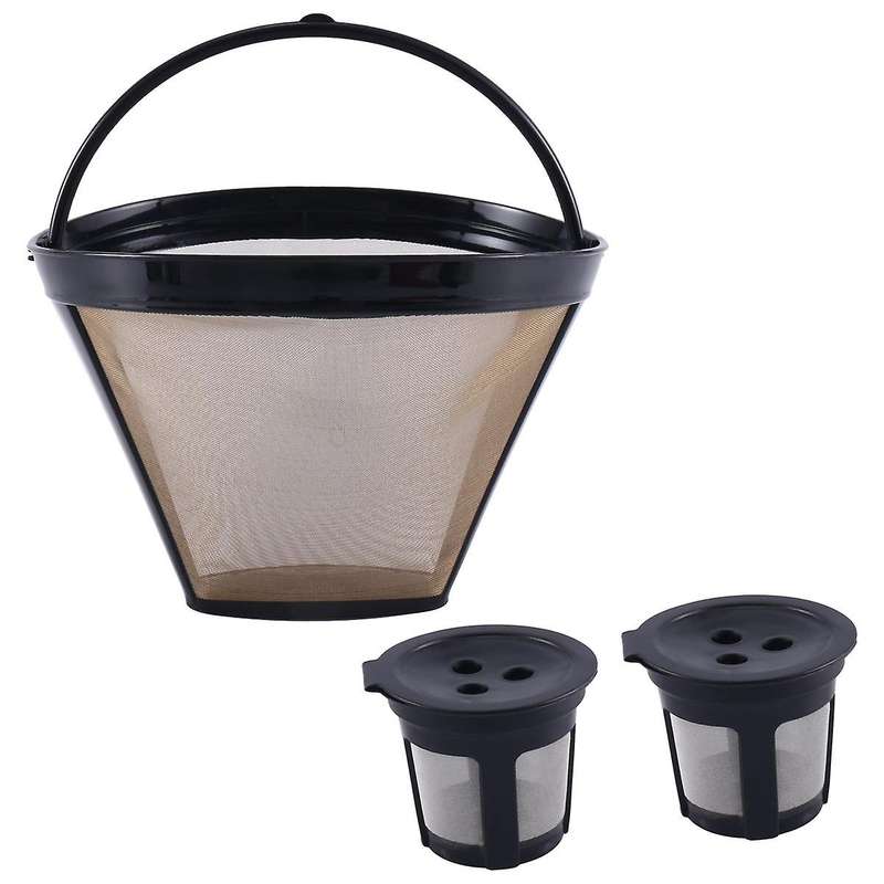 Reusable Coffee Filter CFP300 Brew Coffee Maker 2 Three Hole K Cup Coffee Pods and 1 Coffee Maker F