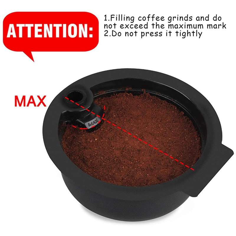 Reusable Coffee Capsules, Compatible with for Bosch-s Tassimo 180ml
