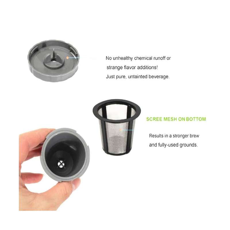 Reusable K Cups Coffee Filters Coffee Pods for B30 B40 B50 B60 B70 K10 Mini Plus K-classic K-mini