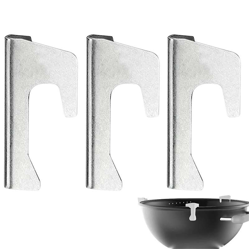 Reusable Grill Pan Gasket Holder with Triangle Design for Fire Bowl, Fire Bucket, Outdoor Barbecue