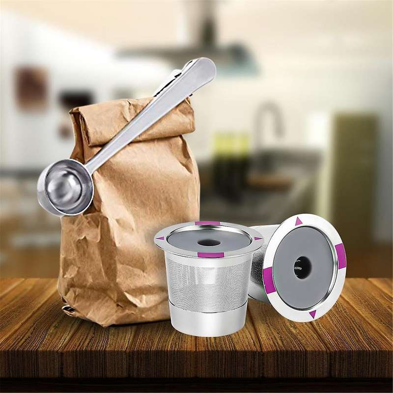 Reusable K Cups Coffee Filter Stainless Steel Reusable K Cups Coffee Pod Filters for 1.0, 2.0