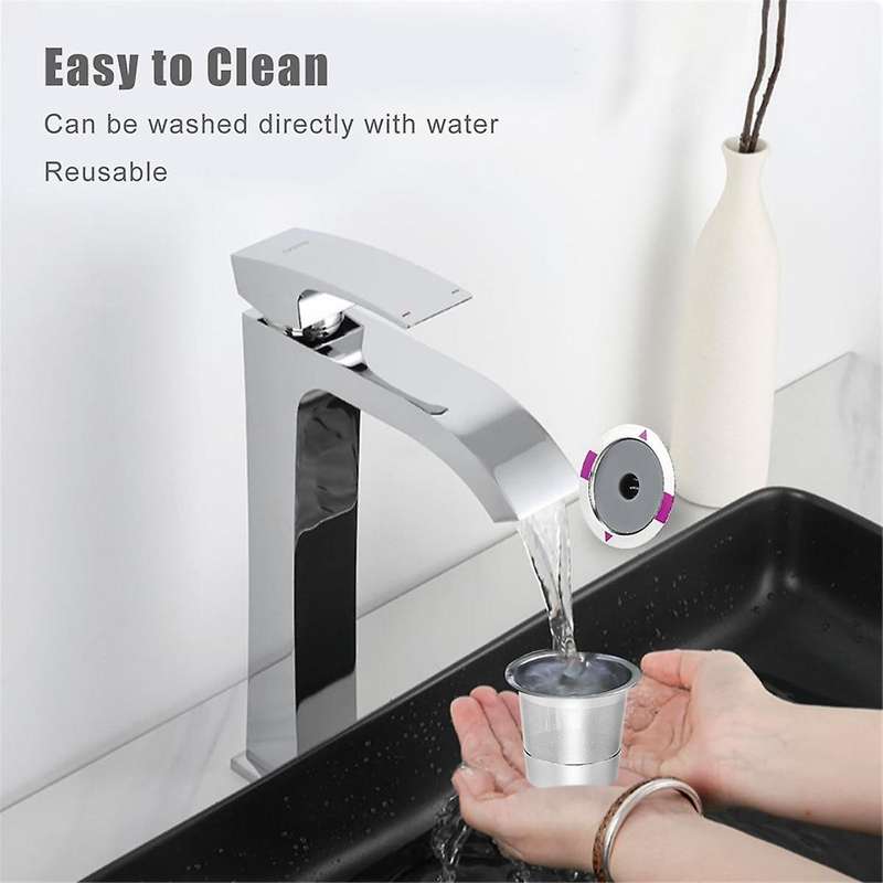 Reusable K Cups Coffee Filter Stainless Steel Reusable K Cups Coffee Pod Filters for 1.0, 2.0