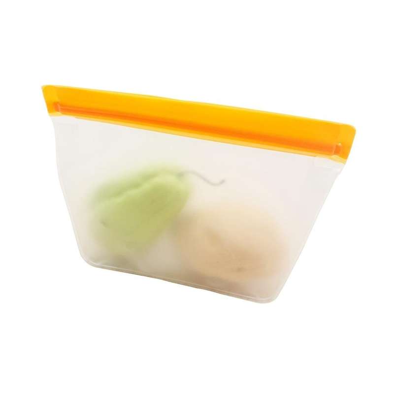 Reusable Food Storage Bags, 6pack Reusable Gallon Bags Seal & Leak Proof, Free Reusable Freezer Bag