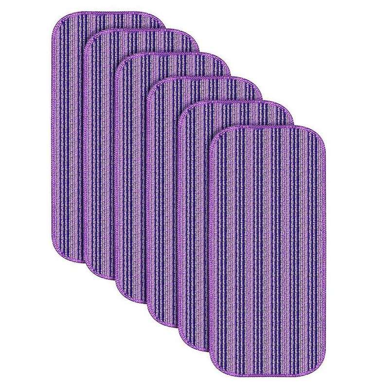 Reusable Mop Pads for Wet Jet Mop- 6 Pack Wet Pads Refill Washable Microfiber Mop Pads Wet Dry Moppi