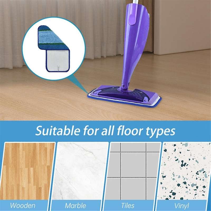 Reusable Microfiber Mop Pads for Wet Jet 12inch Mop Sweeping Cloths&Wet Mopping Cloths Washable Wet
