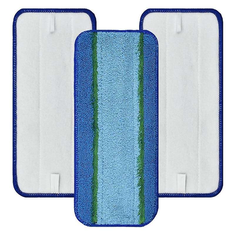 Reusable Microfiber Mop Pads for Wet Jet 12inch Mop Sweeping Cloths&Wet Mopping Cloths Washable Wet