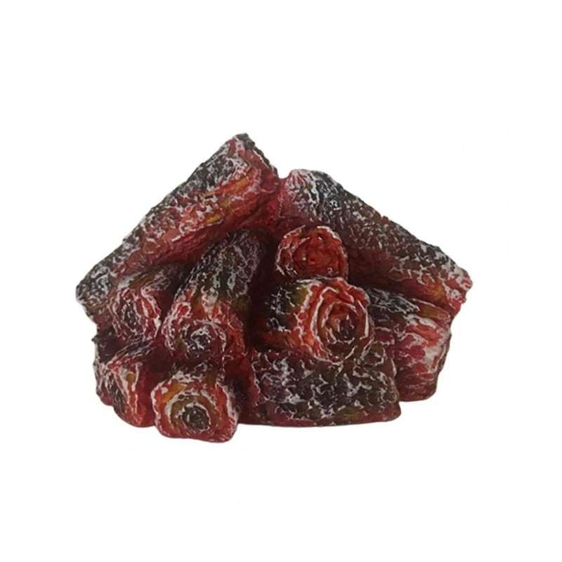 Reusable Practical Led Simulated Fireplace Charcoal Lamp Safe Night Light Realistic for Living Room