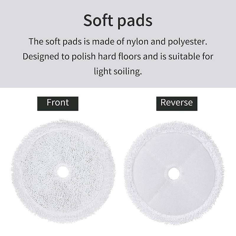 Reusable Replacement Mop Pads Compatible for Bissell 3115 SpinWave Hard Floor Expert Wet and Dry Ro