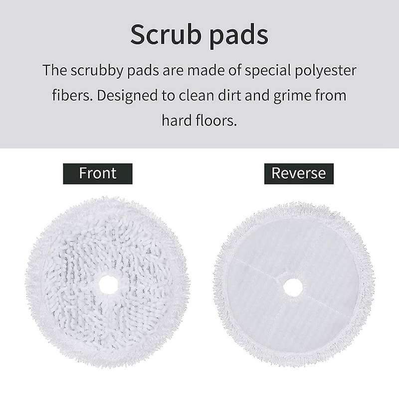 Reusable Replacement Mop Pads Compatible for Bissell 3115 SpinWave Hard Floor Expert Wet and Dry Ro