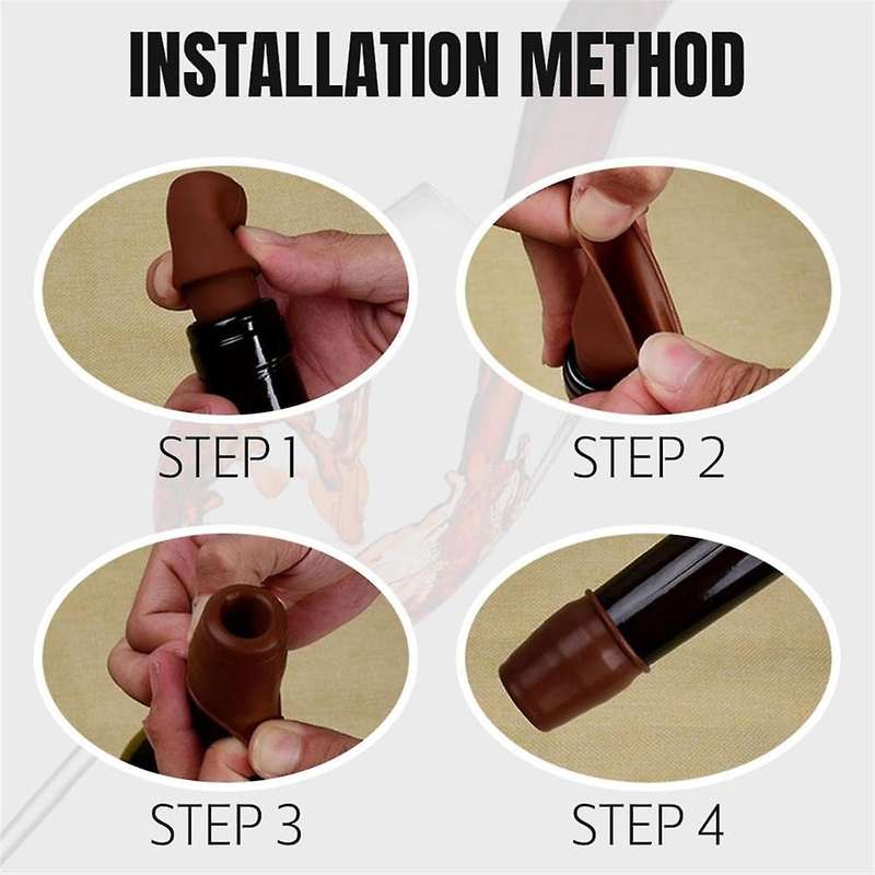 Reusable Sparkling Wine Bottle Stopper, 16pcs Wine Stoppers for Wine Bottles Silicone Wine Bottle Ca