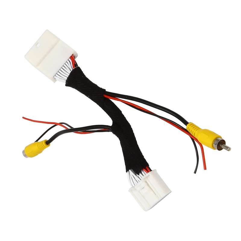 Reverse Backup Camera Car Radio Stereo T-Harness for Rear View Camera Adapter Cable for 2014-2016