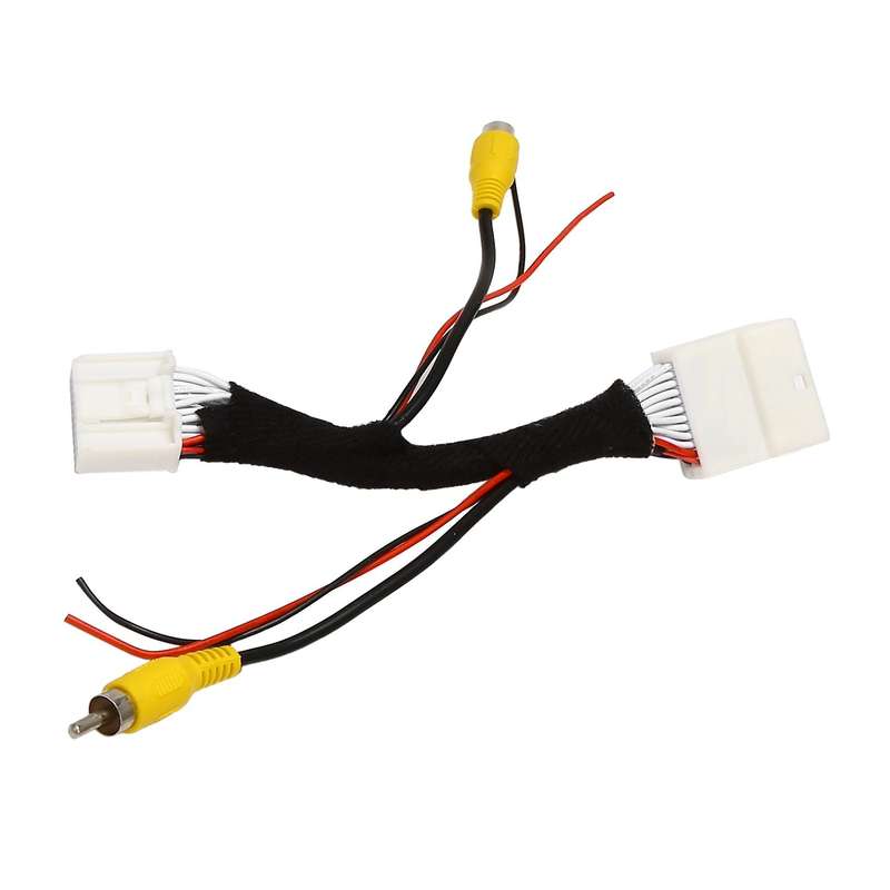 Reverse Backup Camera Car Radio Stereo T-Harness for Rear View Camera Adapter Cable for 2014-2016