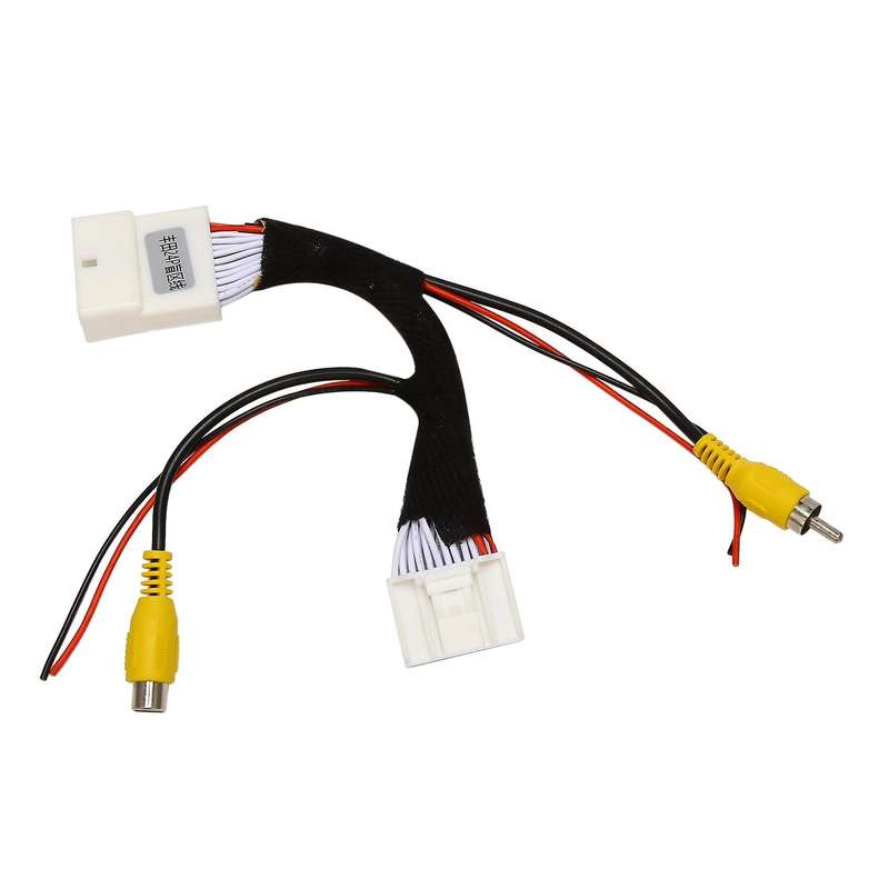 Reverse Backup Camera Car Radio Stereo T-Harness for Rear View Camera Adapter Cable for 2014-2016