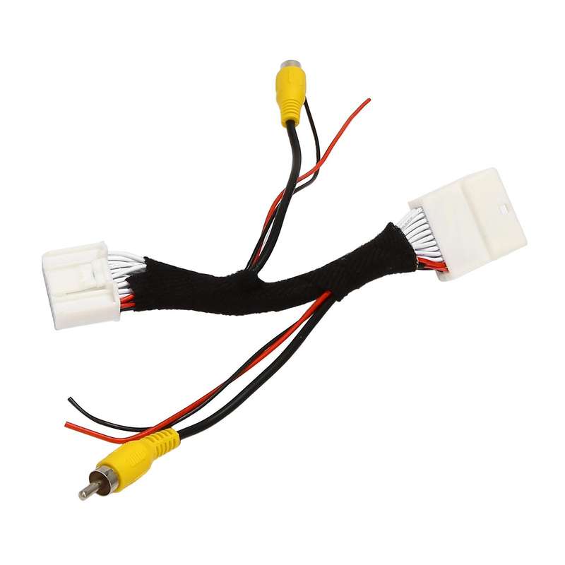 Reverse Backup Camera Car Radio Stereo T-Harness for Rear View Camera Adapter Cable for 2014-2016