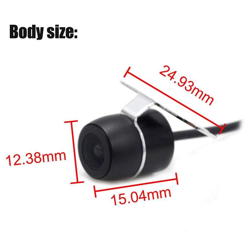 Reverse Backup Camera,170 Degree Wide View Angle 2-In-1 Universal Car Rear View Camera,Auto Parking