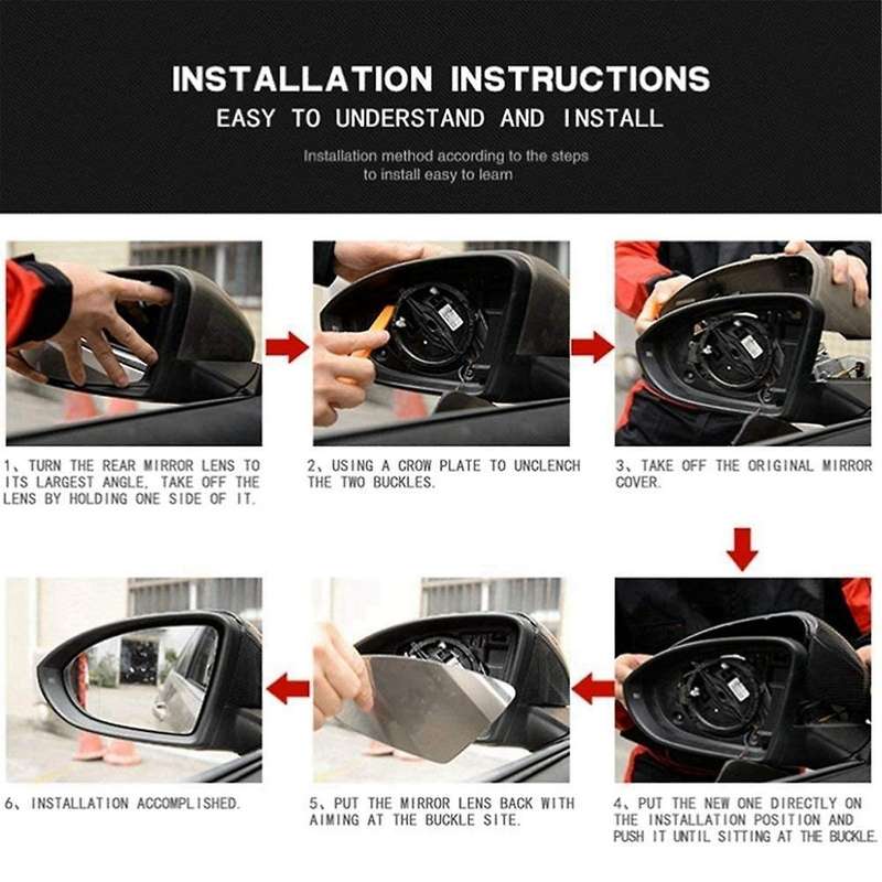 Reversing Mirror Housing Rearview Mirror Cover Rearview Mirror Cover Car for Q3 SQ3 A8 D3 S4 S5 S6