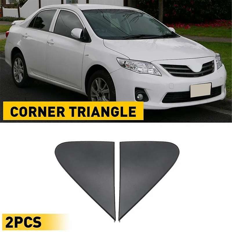 Reversing Mirror Triangle Plate Trim Cover 60117-02060 60118-02060 for 2007-2013 Rearview Mirror