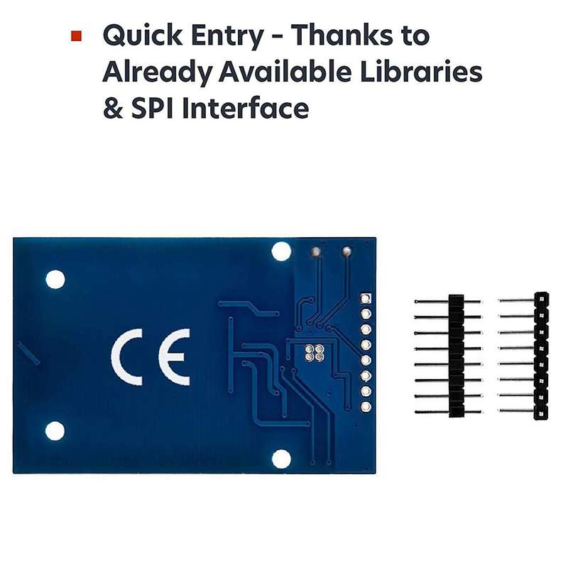 RFID Kit RC522 with Reader, Chip and Card 13.56 MHz SPI Compatible with for and for Raspberry Pi