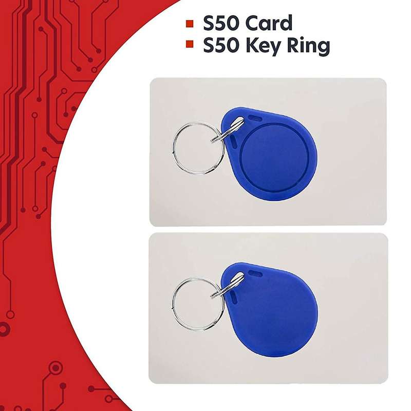 RFID Kit RC522 with Reader, Chip and Card 13.56 MHz SPI Compatible with for and for Raspberry Pi