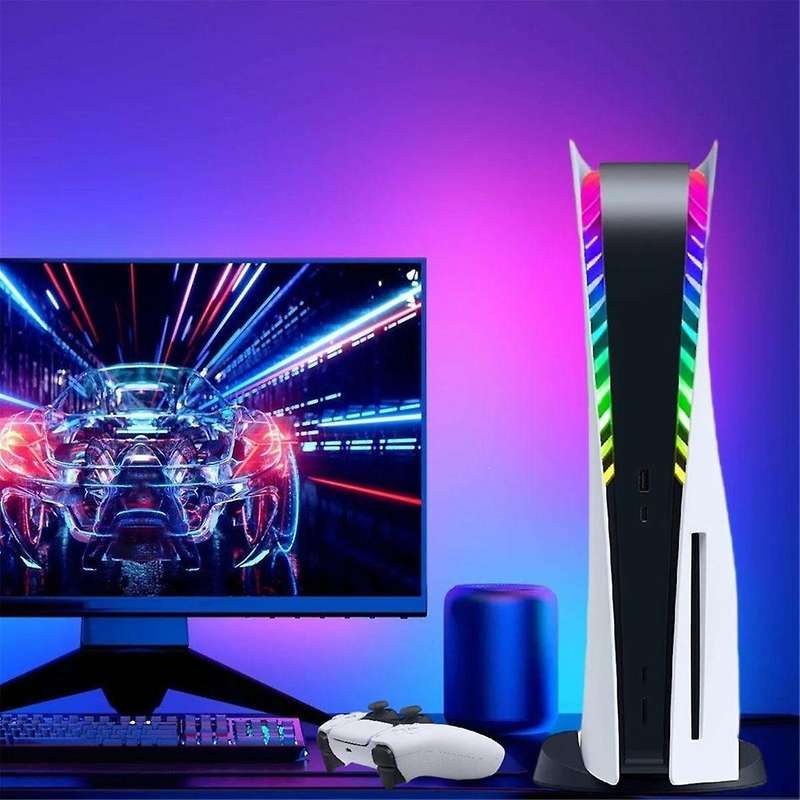 RGB LED Light Strip for / Slim Console, IR Remote/APP/USB 3 Methods, DIY Decoration Accessories