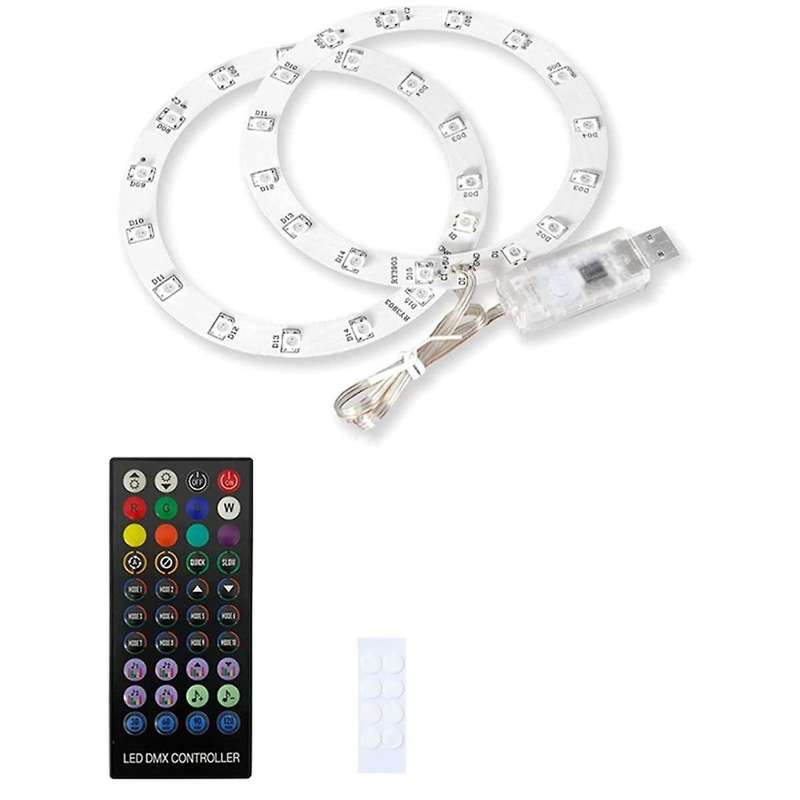RGB LED Light Strip for / Slim Console, IR Remote/APP/USB 3 Methods, DIY Decoration Accessories