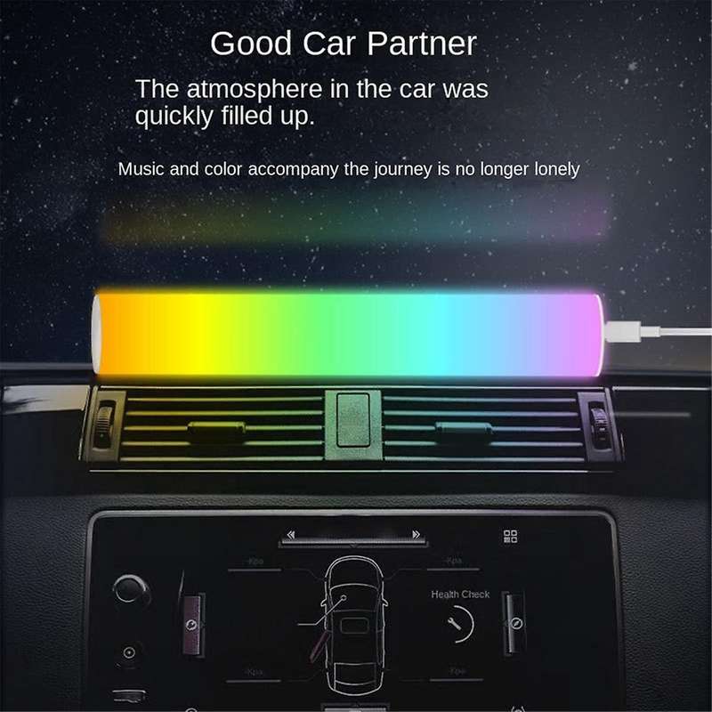 RGB Light Bar Music Synced RGB LED Light Bar Voice Controlled USB Night Light Voice Controlled Atmos