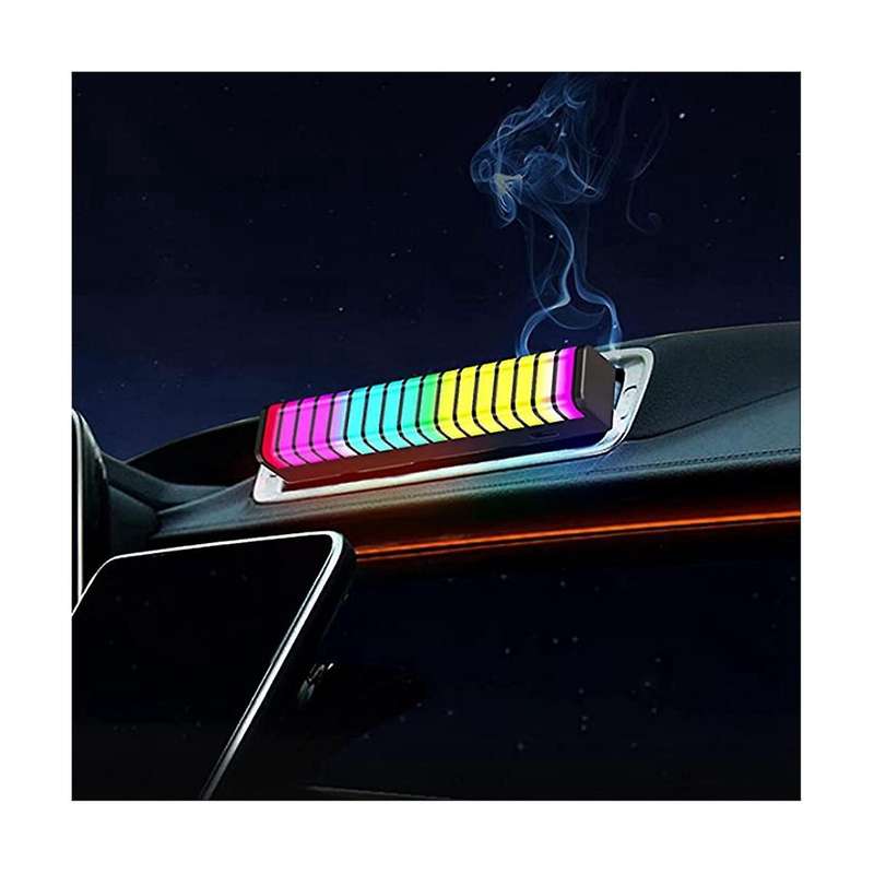 Rgb Wireless Voice-activated Lights, Rechargeable Voice-activated Lights, 17-color Led Lights With