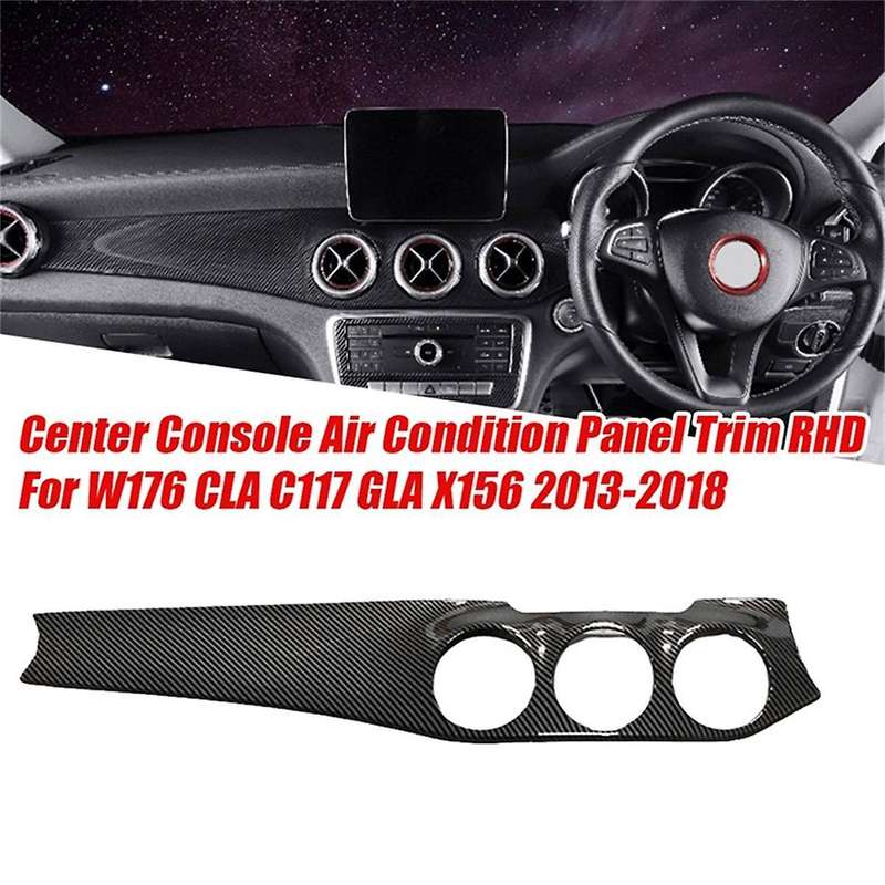 RHD Car Center Dashboard Air Condition Outlet Panel Trim Strip Cover for W176 CLA C117 GLA X156 201