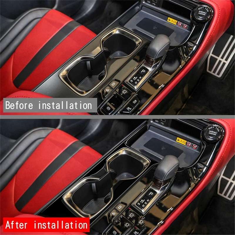 RHD Car Central Control Gear Shift Panel Trim Frame for NX260 NX350H 2022-2024 Interior Modification