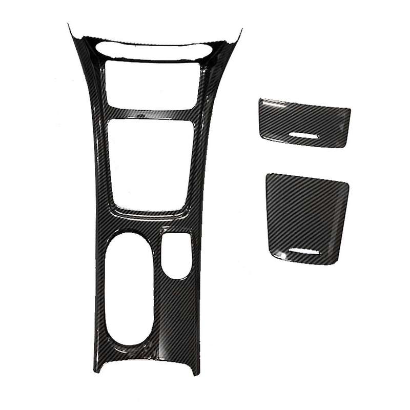 Rhd Car Console Gear Shift Water Cup Holder Storage Panel Trim Cover for W176 Cla C117 Gla X156 2013