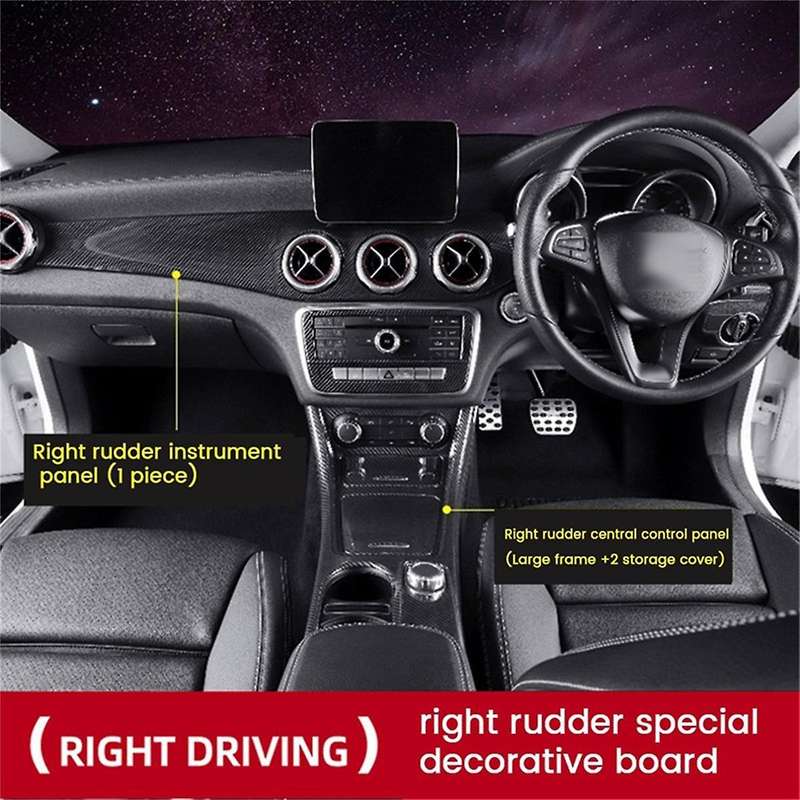 RHD Central Control Dashboard Air Condition Outlet Panel Trim Strip for W176 CLA C117 GLA X156 2013