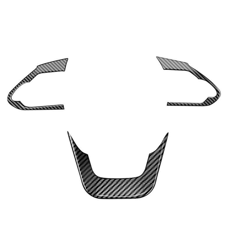 RHD Car Interior Steering Wheel Cover Trim Sticker Kits for Voxy Noah 90 Series 2022 2023+ABS Carbon