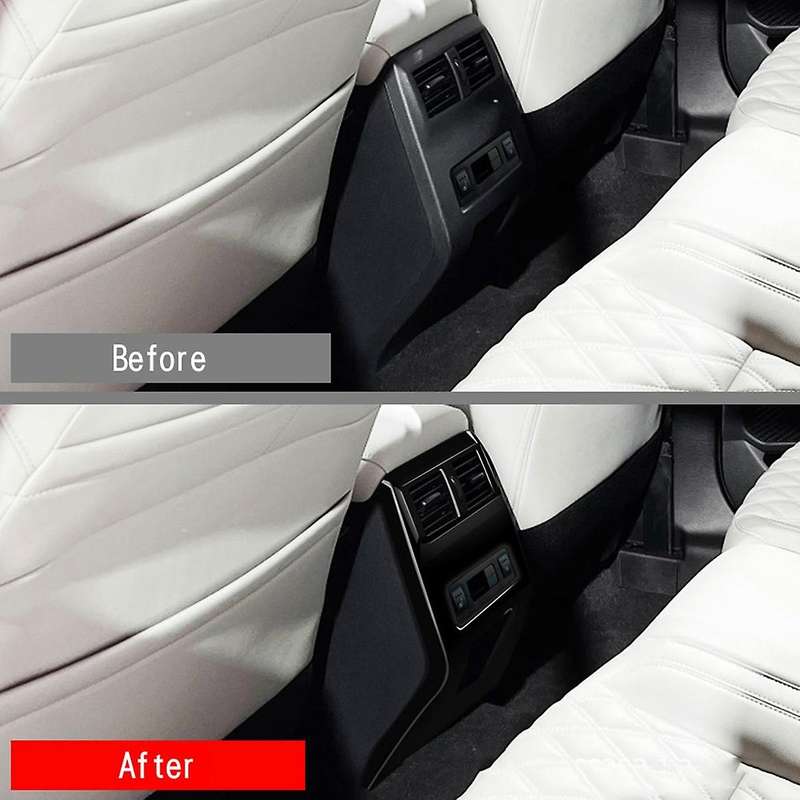 Rhd for Mitsubishi Outlander 2022 Gloss Black Air Vent Frame Trim