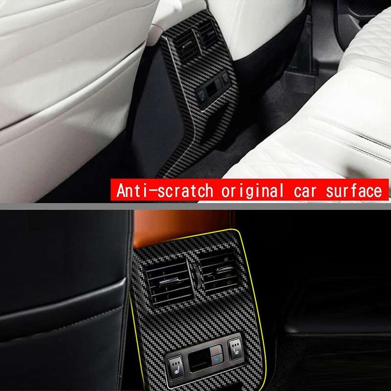 Rhd for Mitsubishi Outlander 2022 Gloss Black Air Vent Frame Trim