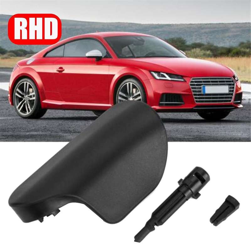 RHD for TT MK2 2007-2014 TTS TTRS Aluminium Alloy Engine Hood Bonnet Release Handle Cover 8J2823533C