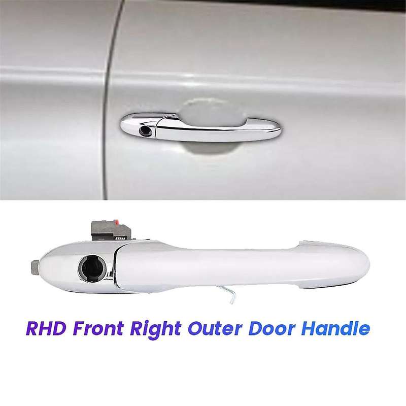 RHD Front Right Chrome Outer Door Handle 735592012 for 2007-2019 Exterior Handle Pull 735451694 7354