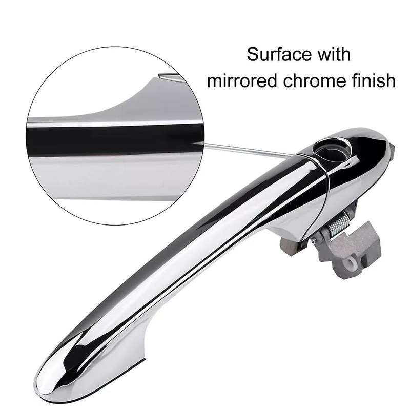 RHD Front Right Chrome Outer Door Handle 735592012 for 2007-2019 Exterior Handle Pull 735451694 7354