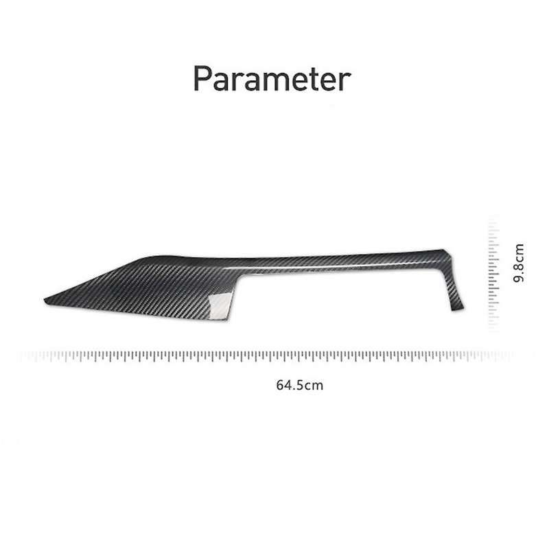 Rhd Real Carbon Dashboard Cover Stickers for 3 4 Series Gt F30 F32 F34 Car Interior Decoration Fram