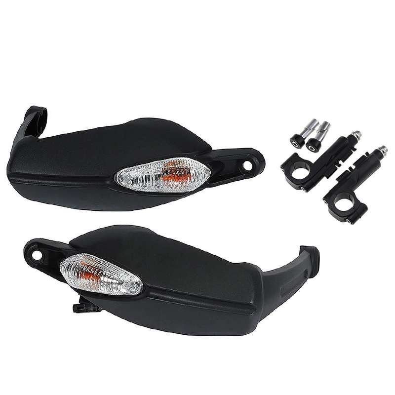Right Brake Side Left Clutch Side HandGuard Handlebar with Light for Hypermotard 820 Hyperstrada 821