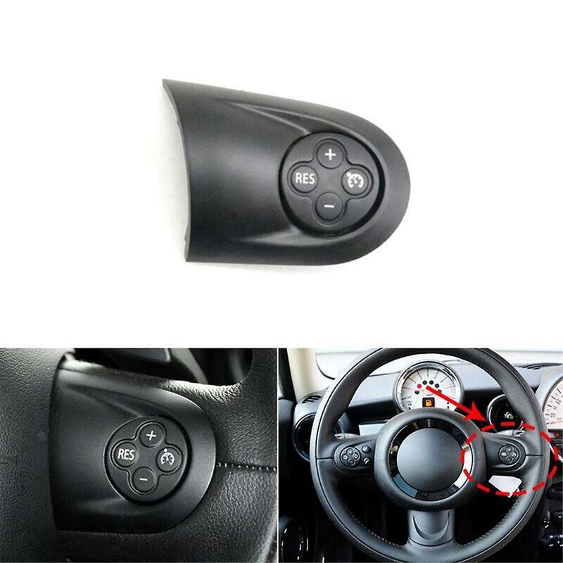 Right Car Multifunction Volume Steering Wheel Switch Button Cover for R55 R55 R57 R57 R58 R59 R59 R