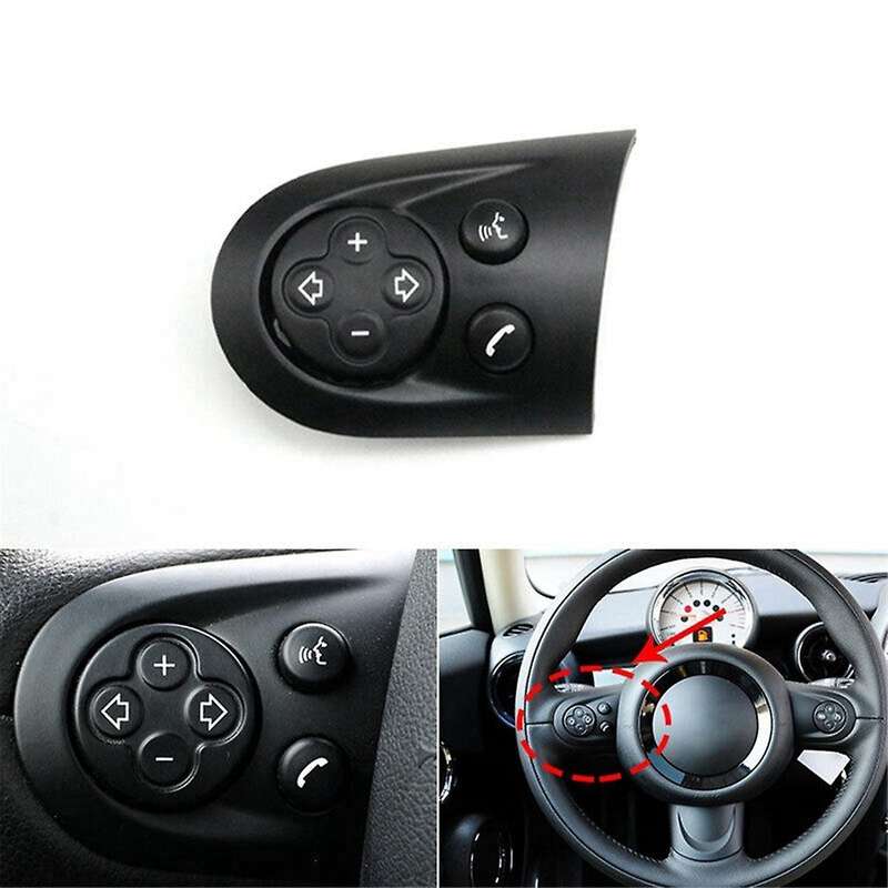Right Car Multifunction Volume Steering Wheel Switch Button Cover for R55 R55 R57 R57 R58 R59 R59 R