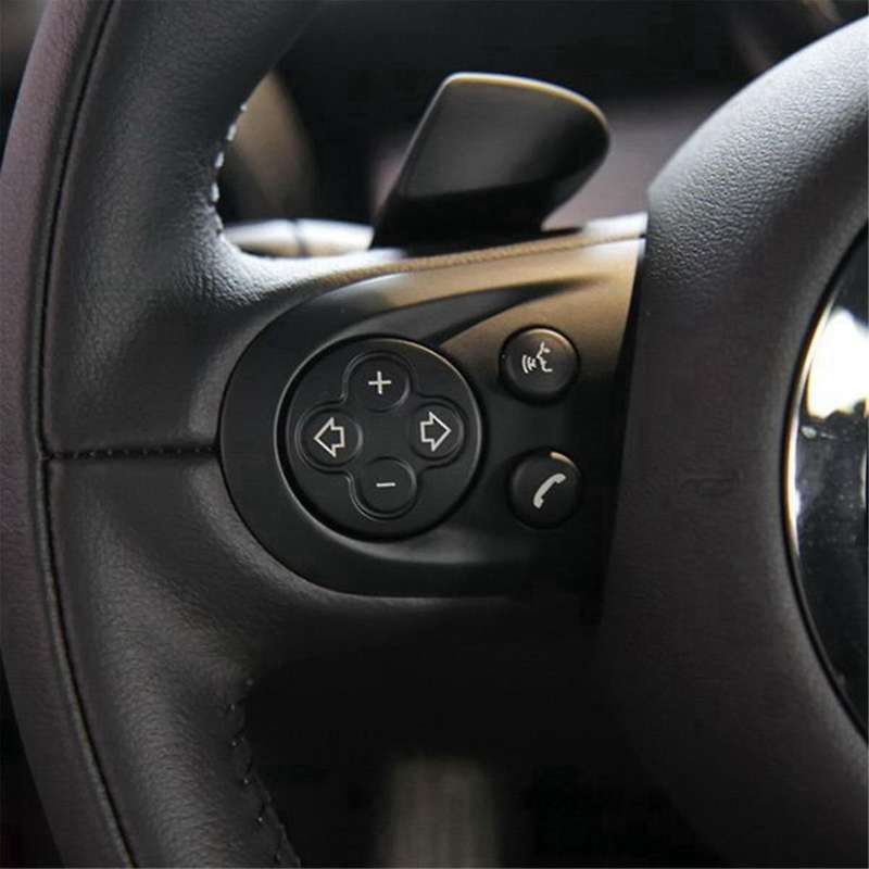 Right Car Multifunction Volume Steering Wheel Switch Button Cover for R55 R55 R57 R57 R58 R59 R59 R