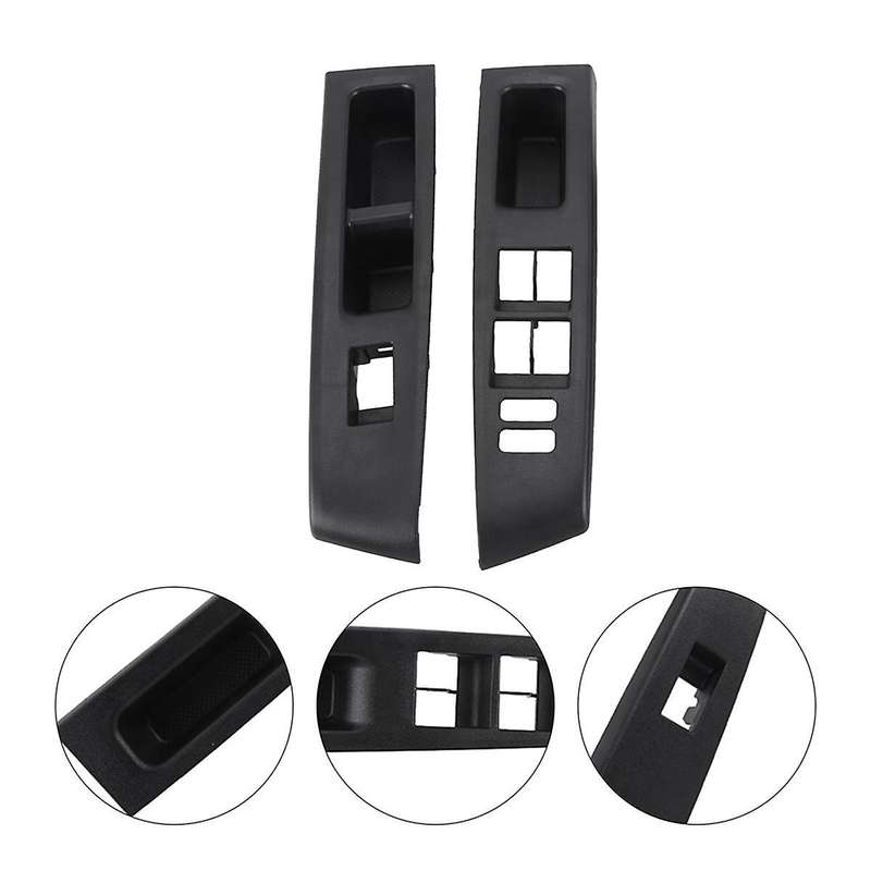 Right Drive Front Right&Left Window Glass Lift Switch Trim Panel Cover for Yaris 12-14 74232-52550-C