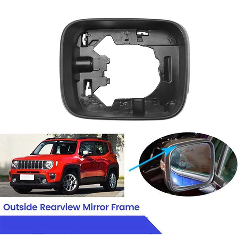Right Exterior Rearview Mirror Frame Side Rearview Mirror Cover Door Glass Cover for 2016-2021