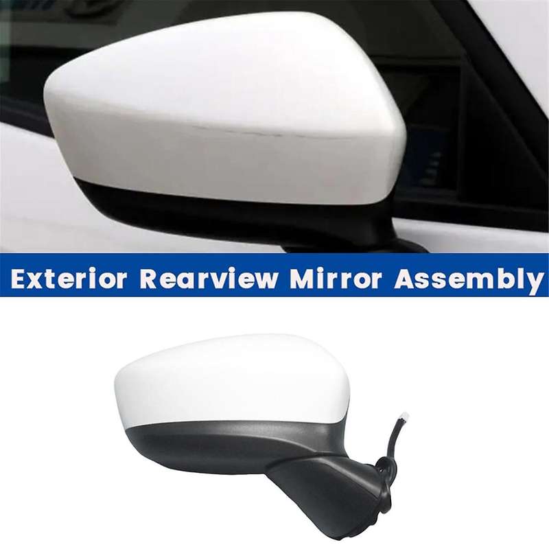 Right Exterior Rearview Mirror Assembly for CX5 -5 2012-2015 Power Folding Heater Door Mirror 8 Pin