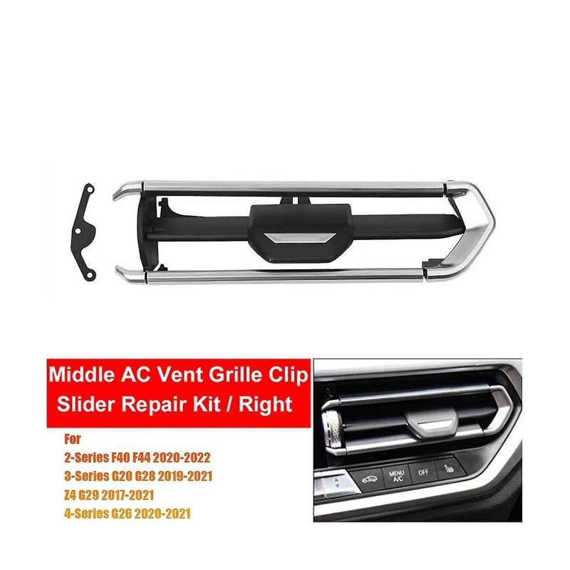 Right Front Air Outlet Grille Slide Repair Kit for 2 3 4 Series Z4 G20 G28 19-2022 Car AC Vent Trim